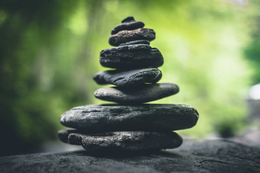 Zen beginner's mind - rock stack