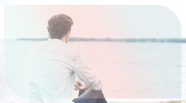 3 Quick Examples of Depression Hacking. Image shows a man pondering.